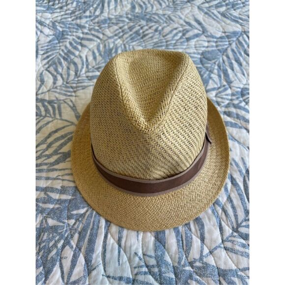 Goorin Bros paper straw fedora hat, sm/med nearly new - Picture 2 of 7